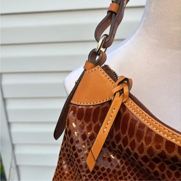 DOONEY & BOURKE - Brown Snakeskin Purse - Picture 3 of 9